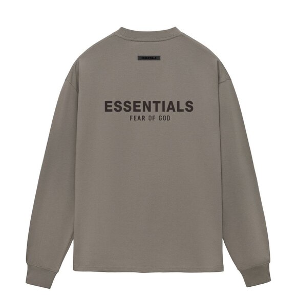 ESSENTIALS Double row of silicone lettering T-shirt on the back - Picture 1 of 1